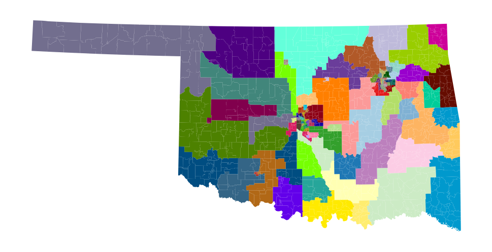 Oklahoma County Precinct Map Oklahoma | Districtr